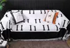 Modern Home Sofa Handdoek Oranje Groot Merk Gebreide Deken Modehoes Dekens Stofkap Groothandel