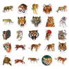 50pcs Cartoon Animal Tiger Creative Graffiti Naklejki PVC Scooter DIY Fashion Waterproof Dekoracja