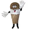 Icecream Waver Mascot Costume Top Cartoon Anime Theme Character Carnival Unisex vuxna storlek Jul födelsedagsfest utomhus outfit kostym