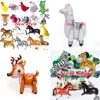 Present Wrap Cute Walking Animal Helium Balloons Cat Dog Dinosaur Air Ballons Födelsedagsdekorationer Barn ADT Event Party Decor Balloon New DHM1O