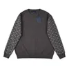 2023年秋/冬の新しいセーターニットカーディガン幾何学的ジャカードパターンヘビーワーク刺繍レターログピュアコットンユニセックスC122