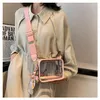 Shoulder Bags Scarf Transparent Messenger Bag Designer PVC Clear Box Crossbody Small Summer Handbags Jelly Purse Women's