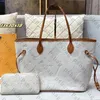 Women tote bag crossbody shoulder designer luxury handbags genuine leather fashion girl shopping purse high quality 2pcs/set with wallet chaoka-230908-108