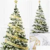 Decorações de Natal 50 LED 5m Dupla Camada Luzes de Fada Cordas Fita Arcos com Enfeites de Árvore Ano Novo Navidad Home Decor Drop Del Dh9bn