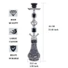 Outros Home Garden Glass Shisha Set Hookah Pot Convencional Hookah com Mangueira Base de Vidro Frasco Shisha Nargile Cachimbas Acessórios Tubo de Água 230912