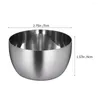 Bowls 2 Pcs Soy Sauce Container Steak Cups Seasoning Baking Stainless Steel Dish Mold Plates -pot Dip Dishes Appetizer