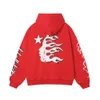 5wo7 herrtröjor Sweatshirts American Trendy Hellstar Flame Graffiti Letter Printed Hooded Sweater Unisex Batch