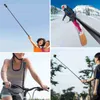 Selfie Monopods 47.64 "Kamery akcji selfie Stick Extanble dla Insta360 Sports Selfie Vlogging Invisible Extension Pole L230913