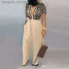 Women's Jumpsuits Rompers Designer Womens Wide Leg Jumpsuits Sexy Contrast Color Patchwork Fashion Printed Button Cardigan Rompers L230913