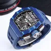 Часы Richarmill Tourbillon Автоматические механические наручные часы мужские часы RM1103 JTODT 50th Anniversary Edition с диаметром манометра 4994 445 мм и WN-IY9G