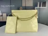 luxury little shoulder bag yellow white purple metal small chain bag Designer drawstring women rubbish ladies Bag mutiple size High quality coin with small bag