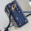Łańcuch twardy bagażnik torebka dżinsowa torebka mody mody torba designerska torba kosmetyczna najlepsza lustro jakość luksusowa skórzana jaszczurka jaszczurka crossbody
