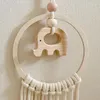 Haaraccessoires INS Weave Houten Beer Baby Clips Houder Prinses Meisjes Haarspeld Haarband Opslag Hanger Sieraden Muurornamenten