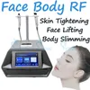 Częstotliwość radiowa RF zacieśnianie skórki twarzy Podnoszenie Zmarszczeniowe usuwanie tłuszczu Redukcja Ciała Maszyna z 2 uchwytów