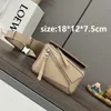 Borse moda donna Mini borsa rettangolare in vita con linea geometrica del marchio di moda europeo