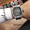 Milles Watch Richardmile Watches Erkekler En Pahalı Mantian Yıldız Eğlence Moda Kovası Tipi Büyük Arama Takvimi Çıkışı Mekanik 7WL6 FRJ