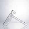 CSYC Y149 Narguilé Pipe À Fumer Style Marteau Tuyaux En Verre 6 Bras Arbre Perc Birdcage Perc 2 Modèles Bubblers Verre Bong D'eau 19mm Mâle Bol Tabac Bubbler