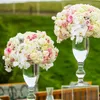 Dekorative Blumen, 32 Stück, DIY-Blumenarrangement-Set, grün, rund, nasser Blumenschaum, Hochzeit, Gang, Party-Dekoration