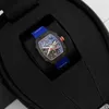 Automatisk Watch n Factory Carbon Fiber Case Designer Y Sweattproof Arvurs Mechanical Watches RM6702 Blue Mens Titanium Metal Dial Machinery Famous 5 YXGI11