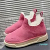 Designer -Winter men's and women's new plush Ankle snow boots thick soles fashionable and warm