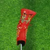 منتجات غولف أخرى أنواع مختلفة من Golf Club Blade Putter Headcover Flower Snow Man Design for Golf Blade Putter Protection Cover 230912