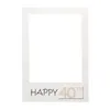 Ramar DIY Pappersbild Cutouts PO Frame Booth Props 1/16/18/21/30/40/50/60 Happy Birthday Party