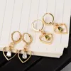 Dangle Earrings 2023 Heart For Women Big Shape Crystal Gold Large Austrian Crystals Jewellery