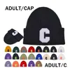19 Colors Winter Outdoor Couples Hat Candy Color Caps Fashion Spring Sports Beanies Casual Letter C Brand Knitted Hip-Hop Hats Drop Delivery
