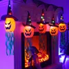 Pompoen LED Halloween Decoratie Knipperlicht Gypsophila Ghost Festival Dress Up Gloeiende Ghost Hoed Lamp Decor Hangende Lantaarn D4.0