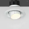 Luzes de teto Zoom Embutido Regulável Recesso Downlight 15-60 Graus COB 7W 12W 15W 20W Spotlight Fundo Parede LED Iluminação Interior