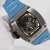 Richardmill Mechanical Automatic Watches Luxury Wristwatches Swiss Watch Series Mens RM029 WGオリジナルダイヤモンド18KホワイトゴールドホロードアウトダイヤルWN-8B4E