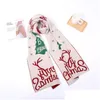 Рождественские украшения 4 цвета вязаный шарф с лосем Женская шапка-бини с героями мультфильмов Симпатичные шарфы для девочек Зимние теплые лыжные Fy6180 Drop D Dhqwn