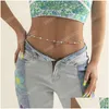 Belly Chains Fashion Bohemian Bead Waist Body Jewelry Summer Y Bikini Beach Chain For Women Creative Beads Drop Delivery Dh2Ja