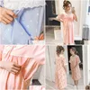 Платья для беременных Dollplus, одежда для сна для грудного вскармливания, милая ночная рубашка с принтом для женщин, платье, пижамы, ночная рубашка для беременных и кормящих мам, Drop Deli Dhjho