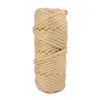 Cat Toys 4 6mm 50m Scratching Post Tree Toy Natural Jute Rope Twine Ed Cord Macrame String Diy Craft Handmade Decor208x