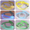 120 cm LED nylonowy glow pies smycze smycze Pets Puppy Training Straps pies ołów lina smyczowa samochód bezpieczeństwa bezpieczeństwa Pet Pet Zapasy Q567