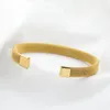 Bracciale in acciaio inossidabile punk a rete tessuta per uomo aperto color oro braccialetti neri bracciali donna regalo gioielli goccia