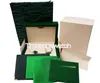 2023 Brand Watch Original Watch Boxes With Manual International Certificate Watch Accessories Custom Card Rx Green Box Bag A1