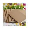 Notepads Wholesale A5 Kraft Brown Unlined Travel Journals Notebook Soft Er Notebooks 210 Mm X 140 60 Pages 30 Sheets Stationery Office Dh7Tr