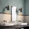 Lâmpada de parede moderna simples chifre luz led banheiro sala estar fundo cabeceira restaurante ferro arte decoração casa luminária