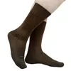 Chaussettes pour hommes rayé hommes d'affaires doux respirant de haute qualité messieurs robe formelle costume mâle long Sox Sokken