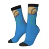 Chaussettes pour hommes Hip Hop rétro amour Baseball Design avec points fou Compression unisexe sport Harajuku motif équipage chaussette