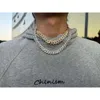 Bling Hip Hop Jewelry 12mm 15mm 925 Sterling Silver Vvs Baguette Moissanite Diamond Iced Out Cuban Link Bracelet Chain for Men