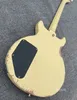 E-Gitarre, einfarbig, cremefarben, Relic-Lack, 2p90-Tonabnehmer, cremefarbenes Schlagbrett, gealterte Teile, Palisander-Griffbrett, Punkte-Inlay