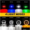 1pc 7inch LED Far RGB HI/LO H4 Işık Halo Halka Açısı Samuray Offroad DRL FARLAMI O3W0 BOŞ TESLİMİ DH7VB