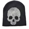 Halloween Skeleton Skull Knitted Beanies Hats Glow In The Dark Mens Women Party Accessories Winter Head warmer Hair Bonnet Cool Cap