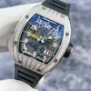 Часы Richarmill Tourbillon Автоматические механические наручные часы мужские часы RM029 WG оригинальный бриллиант Белое золото 18 карат с полым циферблатом автоматический механик WN-Z3SW