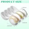 Lagringsflaskor 2 Set Travel Pods Collapsible Round Liquid Lotion For Portable Shampoo Soap Container Box Dispenser Push Type2997