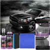 High Protection Ceramic Car Wash Fortify 3 In 1 Quick Coat Polish Sealer Spray Nano Coating Polishing Spraying Wax Drop Delivery Dhrod