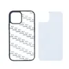 Aangepaste TPU PC blanco 2D sublimatie blanks hard plastic warmteoverdracht telefoonhoes met aluminium inzetstukken voor iPhone 13 11 12 Pro 7 8 XS MAX Samsung S22 NOTE 20